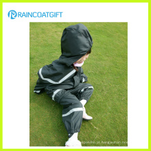 Filhos de PU/PVC Coverall Raincoat